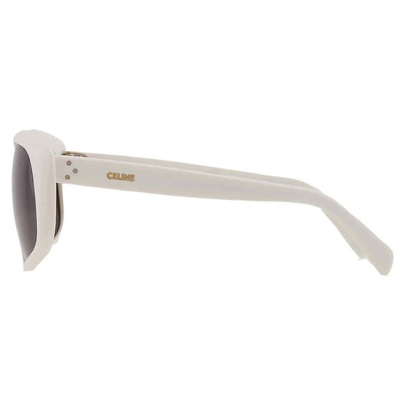 NEW CELINE SUNGLASSES, WHITE WOMEN OVERSIZED EYEWEAR CELINE - Picture 3 of 5